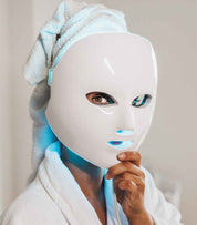 7-Color LED Facial Skincare Mask - Vrimlo 7-Color LED Light Treatment Mask for Radiant Skin