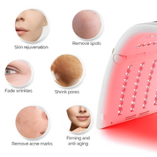 Foldable 7-Color LED Light Skincare Panel - Beauty Device for Face & Body