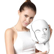 7-Color LED Skincare Mask for Face & Neck - Complete LED Light Treatment Mask with Neck Panel - KEOREMA Korean Skincare